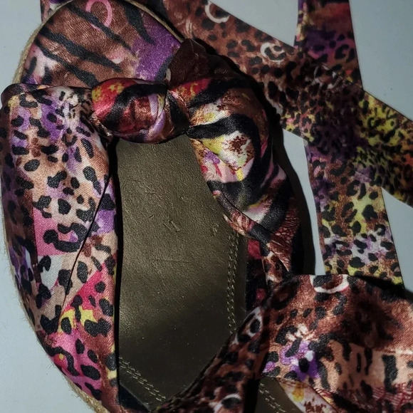 Impo Tipsy Wedge Strap Up Espadrilles Size 10M - Picture 10 of 15